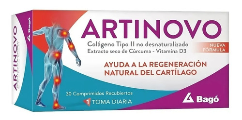 Artinovo Regeneración Natural Del Cartílago Colageno 30 Comp