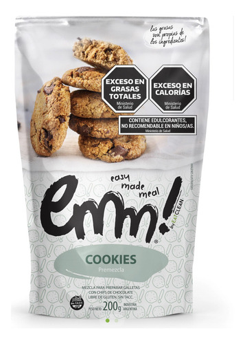 Premezcla Para Cookies Emmfoods Sin Tacc X 200 Grs