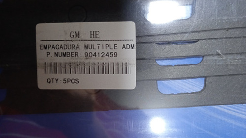 Imagen 3 de 3 de Empacadura Multiple De Admision Chev Optra Limited 1.8 Lts