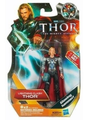 Marvel Thor Lighting Clash Glowing Hammer