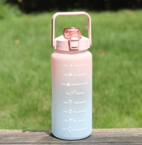 I Botella De Agua Deportiva Motivacional De 2 Litros
