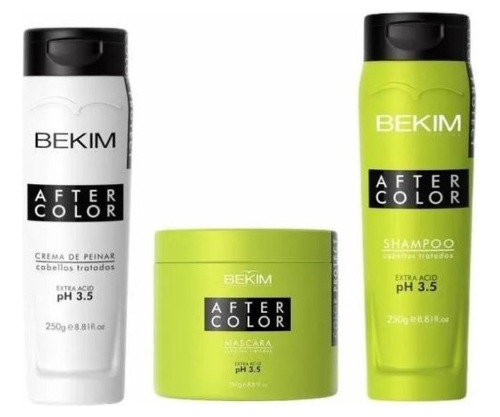 Kit Shampoo + Mascara + Crema Peinar 250g After Color Bekim