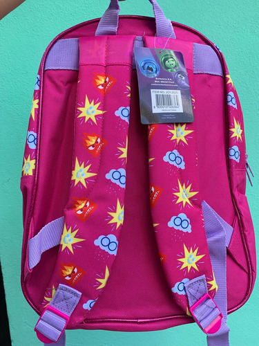 Mochila Infantil Disney Intensamente 2 Rosa Chicle