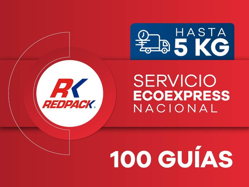 Imagen 1 de 1 de 100 Guías Prepagadas Ecoexpress Hasta 5 Kg