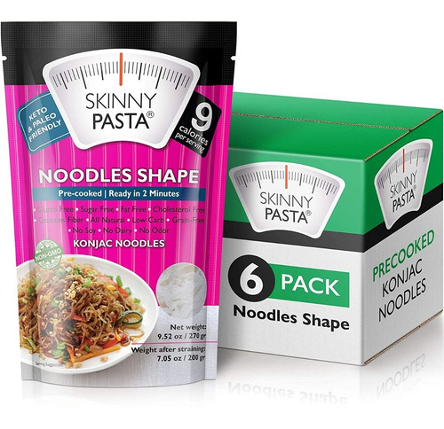 Konjac Noodles Shape (skinny Pasta) 6 Pack