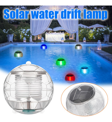 Luz Nocturna Led Led Para Exteriores, Flotador De Agua Color