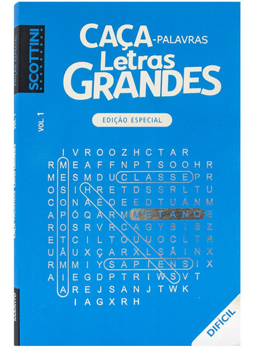 Scottini Touch: Caça-palavras Letras Grandes Difícil V1