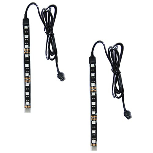 2pcs 6'' Multicolor Motorcycle Led Strip Light 12v Wate...