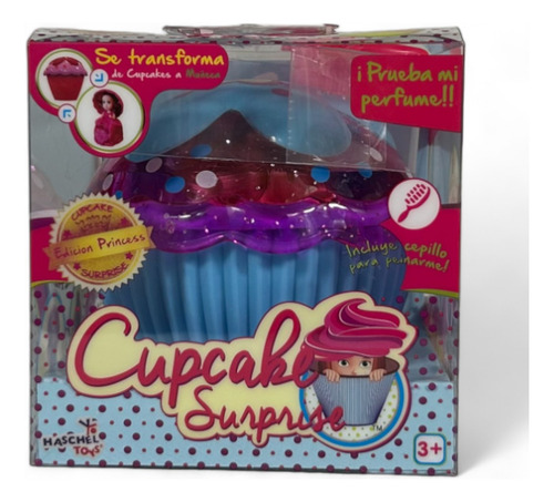 Set 3 Muñecas Juguete Niña Princesa En Cupcake Convertible