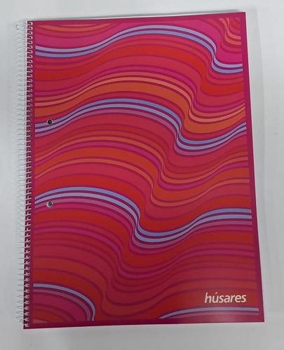 Cuaderno Husares Trendy A4 70 Grs X 80 Hojas Tapa Blanda Color Diseño rosa retro