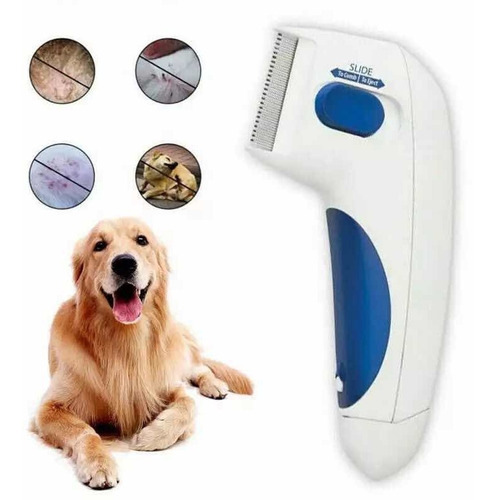 Imagen 3 de 5 de Cepillo Peine Quita Pulgas Eléctrico Gatos Perro Mascotas
