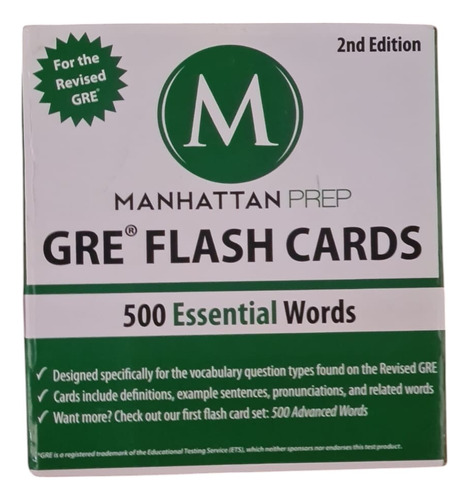 500 Flash Cards Essential Words 2nd Edition 2014 New Sealed (Usado)