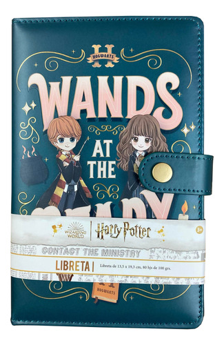 Libreta Harry Potter Wands At The Ready