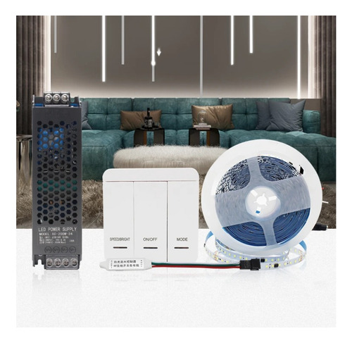 Tira Cinta Led Secuencial Controlador Funciones Varias 10 M