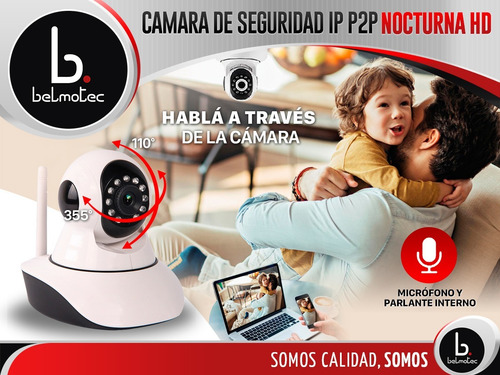 Camara De Seguridad Ip Motorizado P2p Wifi Vision Nocturna