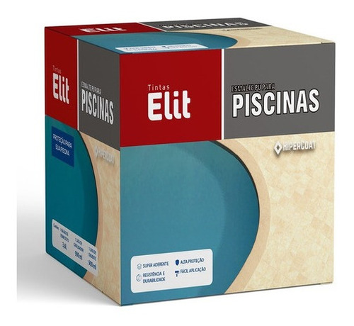 Tinta Para Piscina Azul Pu Kit Elit 4,5 Litros