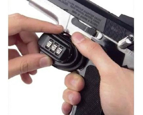 Candado Seguro Para Gatillo De Rifle Pistola O Escopeta Comb
