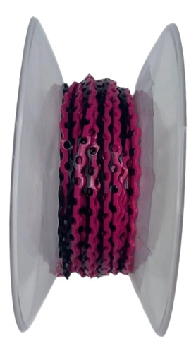 6 Cadenas Doble Color, Abierta Para Brackets