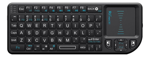 Rii 2.4g Mini Teclado Inalámbrico Con Panel Táctil, Controla