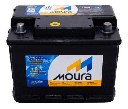 Bateria Auto Moura Mi26ad 12x70 Nafta Diesel Gnc