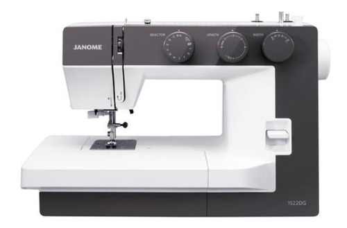 Máquina de coser recta Janome 1522BL portable gris oscuro 220V - 240V