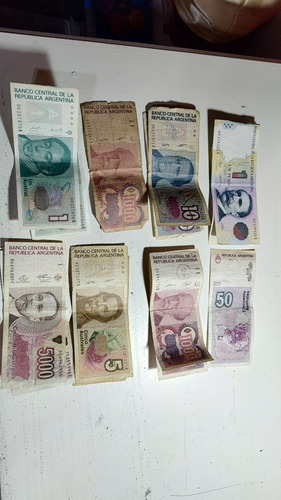 Lote De Billetes Antiguos, Peso Y Astrales