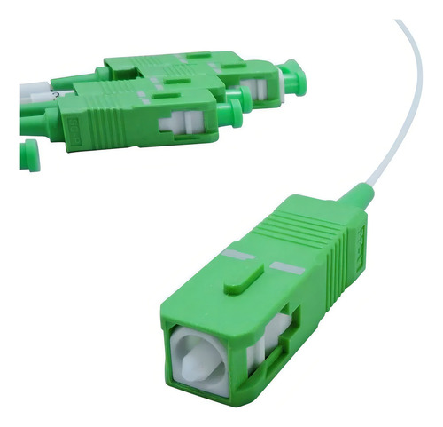 Splitter 1x16 Apc Sm Plc 0.9mm 1.5m Divisor Fibra Verde Hfo
