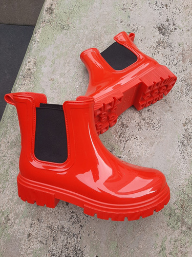 Bota Para Lluvia Charolada Impermeables