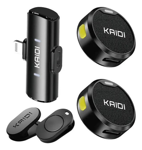 Lapela Sem Fio Kaidi Duplo - Compatível Com iPhone