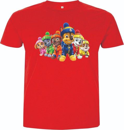 Camisetas Patrulla Canina Paw Patrol Adultos Y Niños Mod Ii