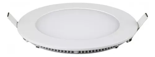 Plafón Led Embutido Plano Redondo Luz Fría O Cálida 3w