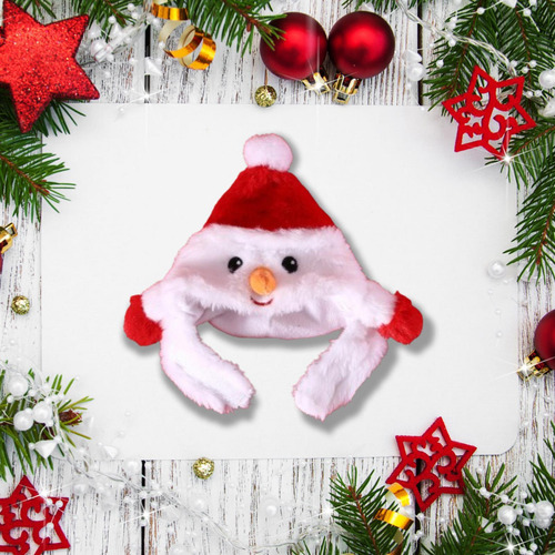 Gorro De Papá Noel Para Gato, Disfraz M Muñeco De Nieve