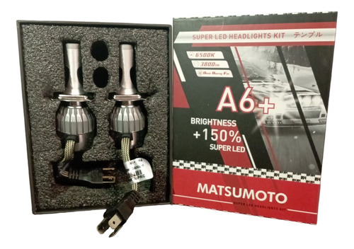 Ampolleta Led H4 Matsumoto 7600lm, 6500k.