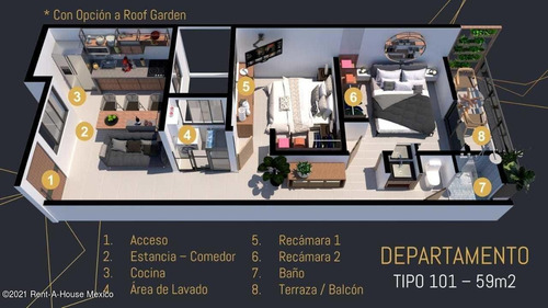 Imagen 5 de 9 de Departamento En Venta Pedregal De Santo Domingo Js213183