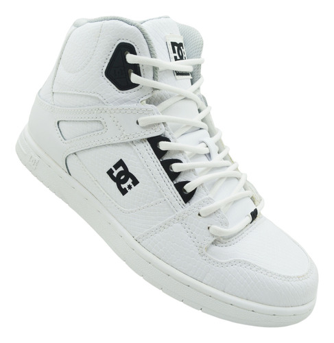 Tenis Dc Shoes Pure High-top Adys100627 Wa2 White/armor 
