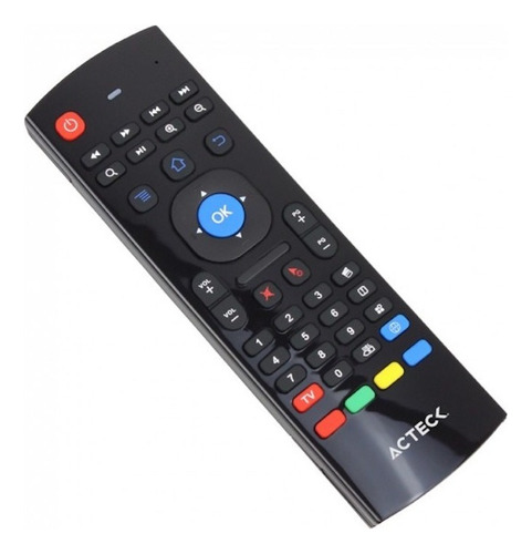Acteck Control + Mouse + Teclado Qwerty Android Smart Tv Color del mouse Negro Color del teclado Negro