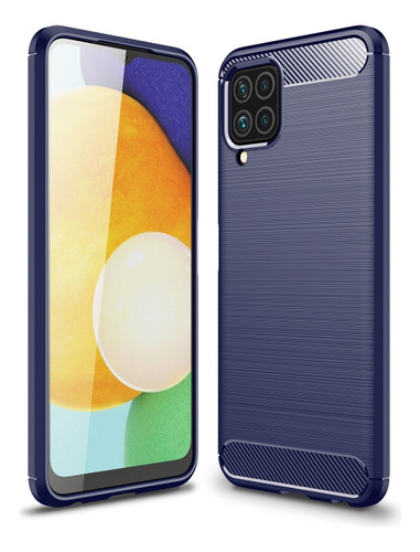 Funda De Tpu Azul Marino Para Samsung Galaxy M32 Internation