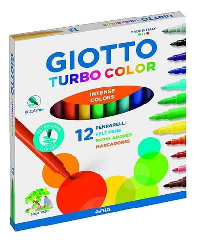 Marcadores Giotto Turbo/ Bolígrafo Lasser Punto Mediano Set