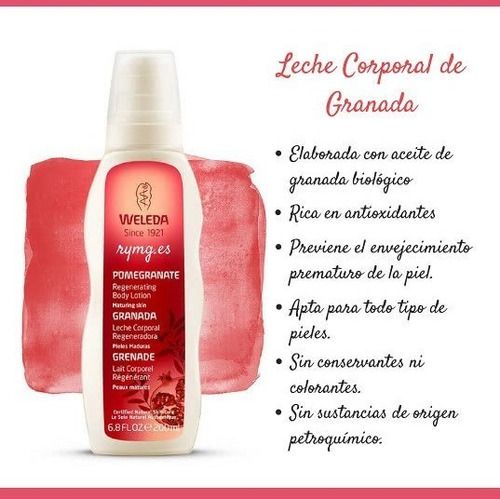 Imagen 5 de 5 de Weleda Granada Crema de Noche Reafirmante - Normal - 30 mL