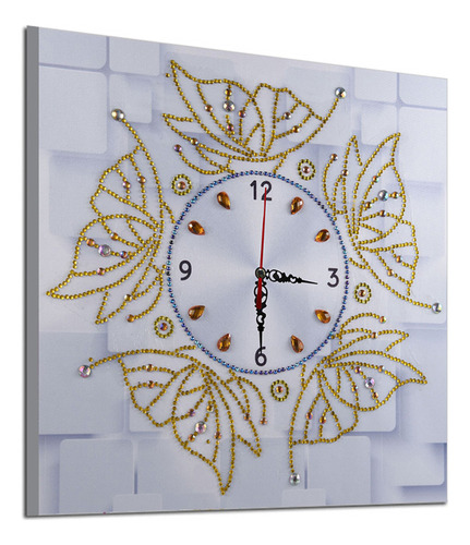 Reloj De Pared I Clock Kits Con Pintura De Diamantes En 5d,