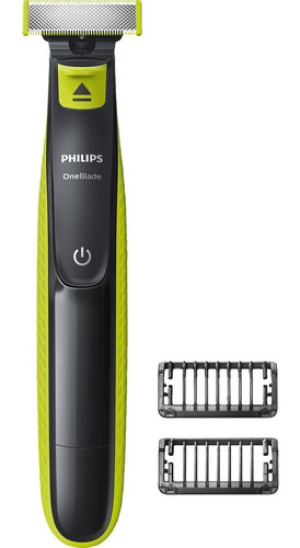 Imagen 7 de 10 de Afeitadora Philips Oneblade Qp2521 Verde Lima Y Gris Premium