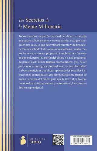 Los Secretos De La Mente Millonaria (spanish Edition)