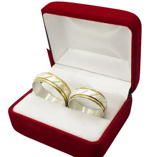 Alianzas Casamiento Oro Y Plata Anillos De Compromiso Cuotas