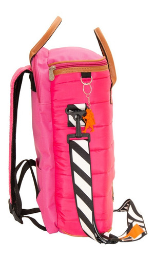 Imagen 4 de 10 de Mochila Matera Diamond Pampera Porta Notebook Pop Rosa