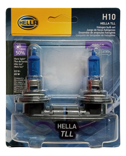 Foco H10 Tipo Xenon Premium Hella 12v 45w Juego (2 Pzas)