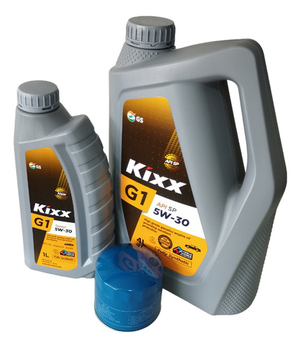 Kit Cambio Aceite 5w30 Para Hyundai Creta / Kona / Tucson