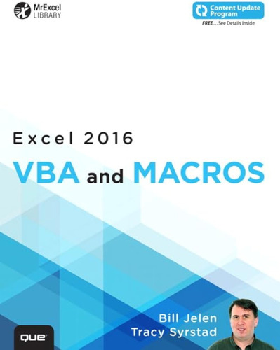 Excel 2016 Vba And Macros (includes Content Update Program) 