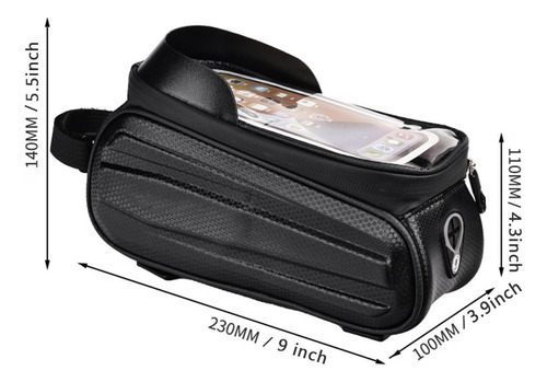 Bolsa De Marco Frontal Para Teléfono De Bicicleta Bolsa De M