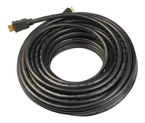 Imagen 1 de 5 de Cable Netmak Hdmi A Hdmi 20mts V1.4 Nm-c47-20 M/m