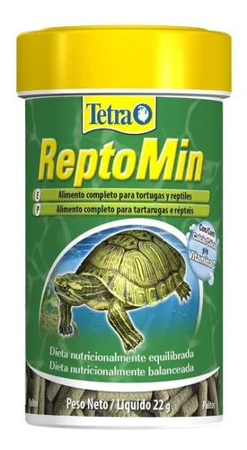 Ração Tetra Reptomin Sticks 22g 100ml Répteis Tartarugas